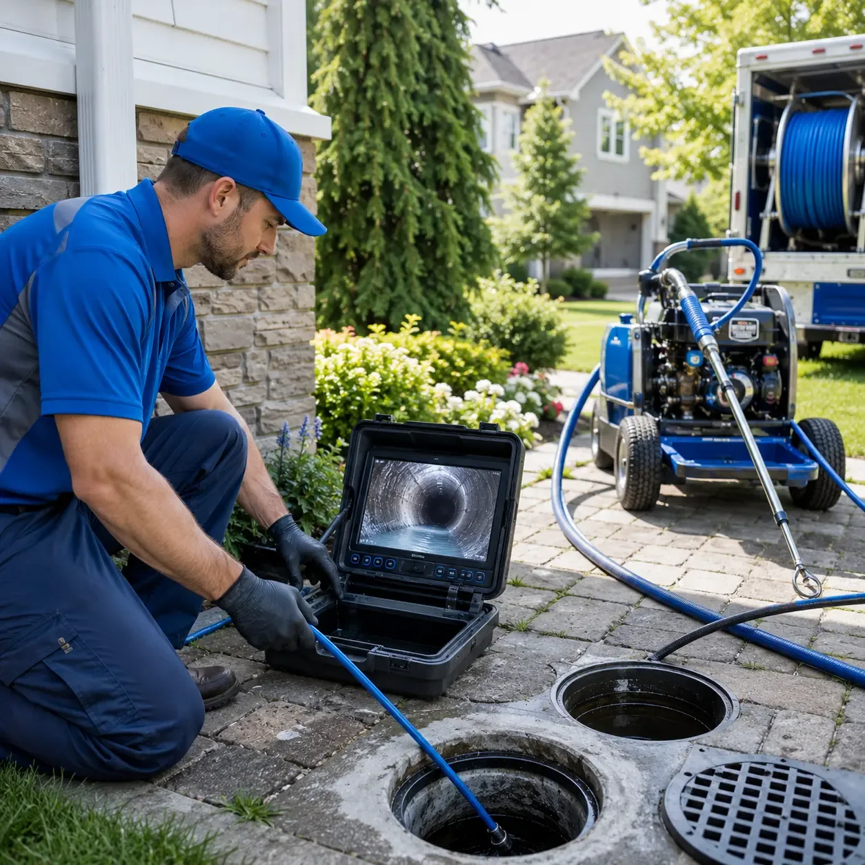 Outdoor drain cleaning professionals serving Advance, NC